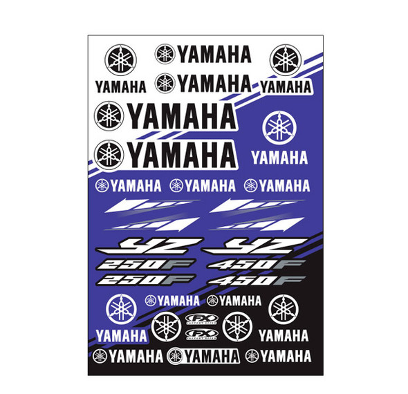 Factory Effex Yamaha Oem Sticker Sheets Yamaha Yz 22-68230