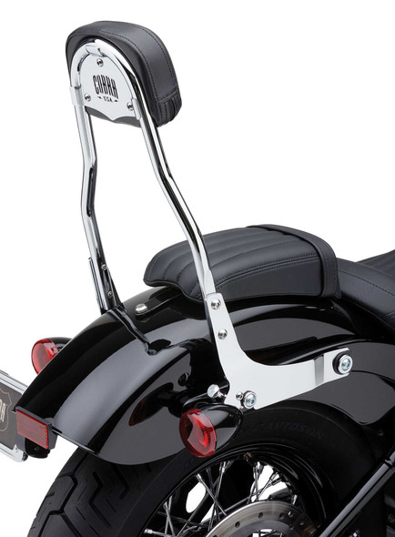 Cobra Detachable Backrest Round Chrome Flde/Flsl/Fxbb 18-22 602-2006