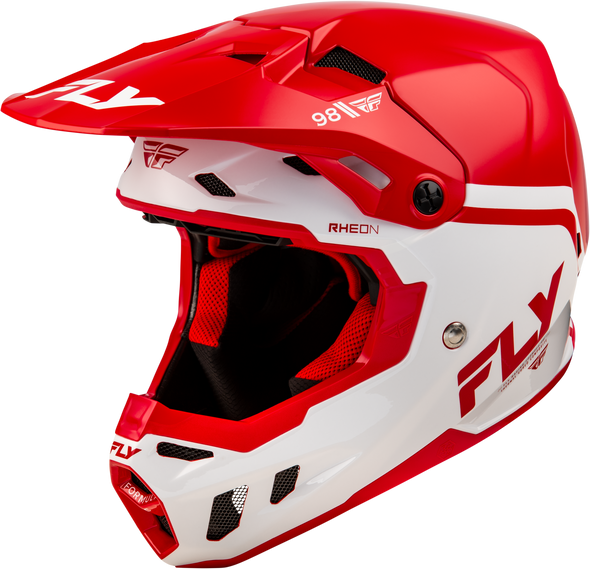 Fly Racing Formula Cc Objective Helmet Red/White Sm 73-4347S