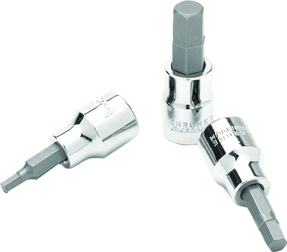 Performance Tool 8 Pc 3/8" Met Hex Bit Set W38890