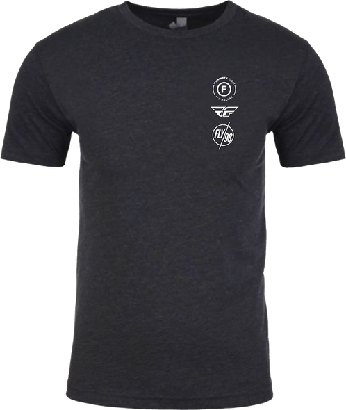 Fly Racing Fly Atom Tee Black Md 354-0318M