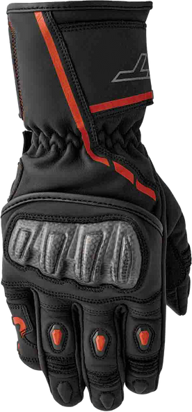 Rst S1 Glove Blk/Red Leather Sm 103650Red-08