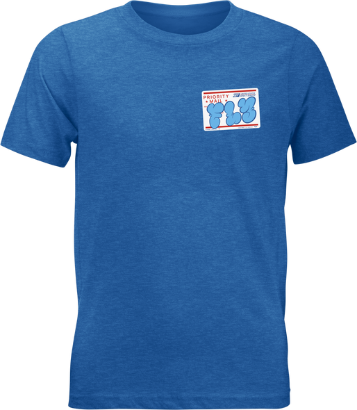 Fly Racing Youth Fly Graffiti Tee Blue Ym 354-0414Ym