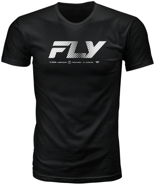 Fly Racing Fly Worldwide Tee Black Md 354-0406M