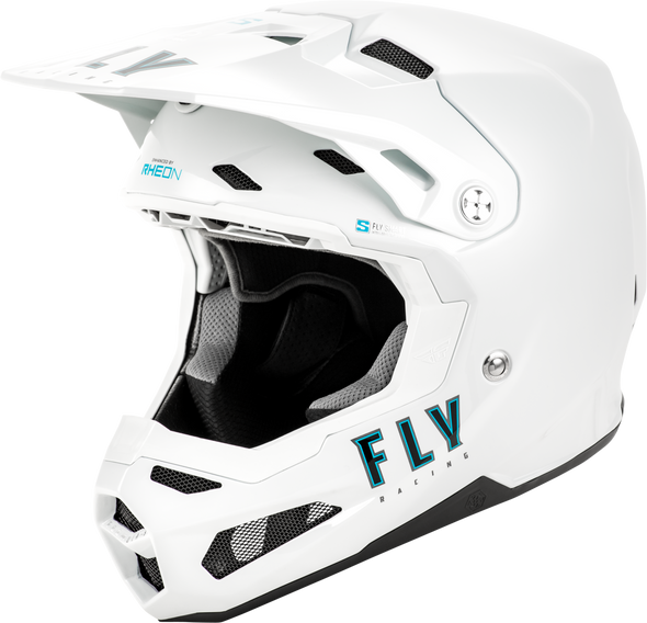 Fly Racing Formula S Carbon Solid Helmet White Sm 73-4494S