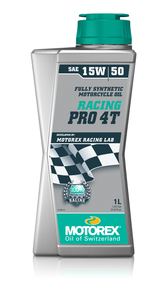 Motorex Racing Pro Oil 4T 15W50 1L 10/Case 308256