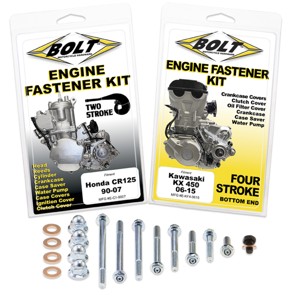 Bolt Motorcycle Accessories Engine Fastener Kit Hon 2-Strk E-C1-9007