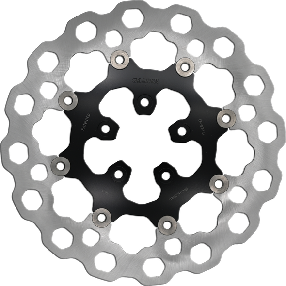 Gbrakes Rotor 11.5" Floating Cubiq Fr Black Df680Flq
