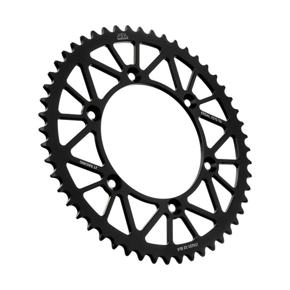 Jt Rear Racelite Sprocket Alum 52T-520 Blk Hon/Yam Jta251.52Blk