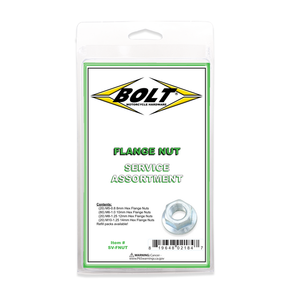 Bolt Flange Nut Assortment 140 Piece Kit Sv-Fnut