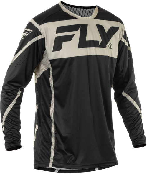 Fly Racing Lite Jersey Black/Grey Sm 378-720S