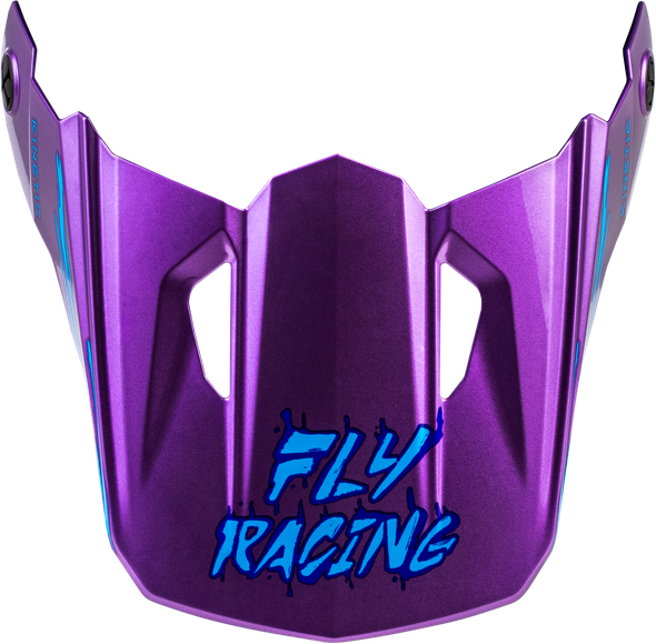 Fly Racing Yth Kinetic Surge Helmet Visor Pink/Purple/Teal Ys-Yl 73-8727Vy