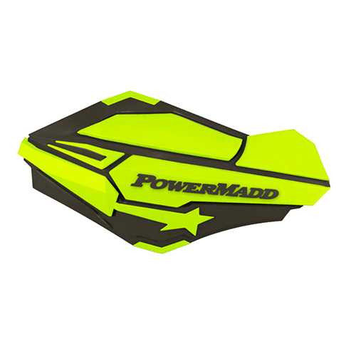 Powermadd Sentinel Handguards Charcoal/Hi Viz 34425