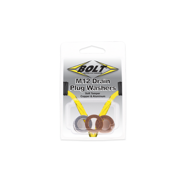 Bolt Motorcycle Accessories Alm/Cpr Crush Wshr 12X20 10/Pk Dpwm12.20-10