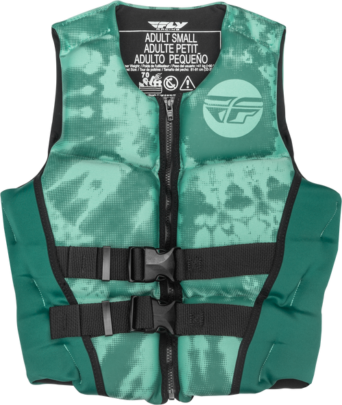 Fly Racing Wmn'S Neoprene Flotation Vest Dark Teal/Light Teal Xs 221-30421Xs