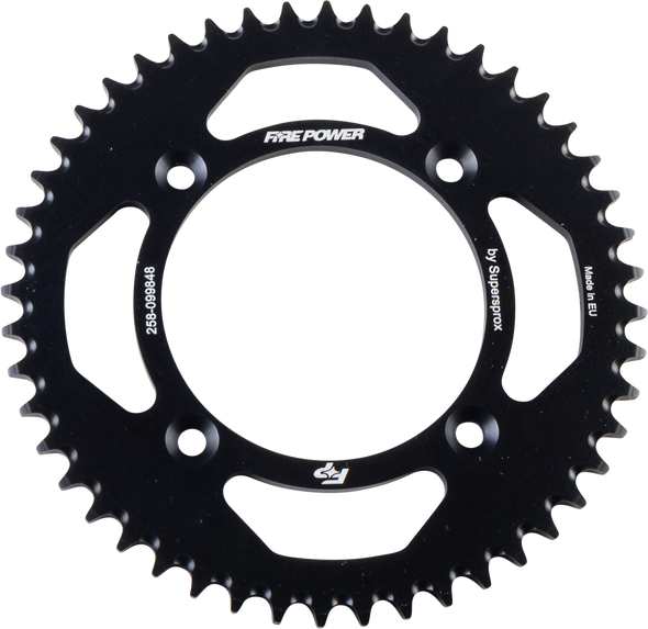 Fire Power Rear Sprocket Aluminum 48T Blk Fpa-998-48-Blk