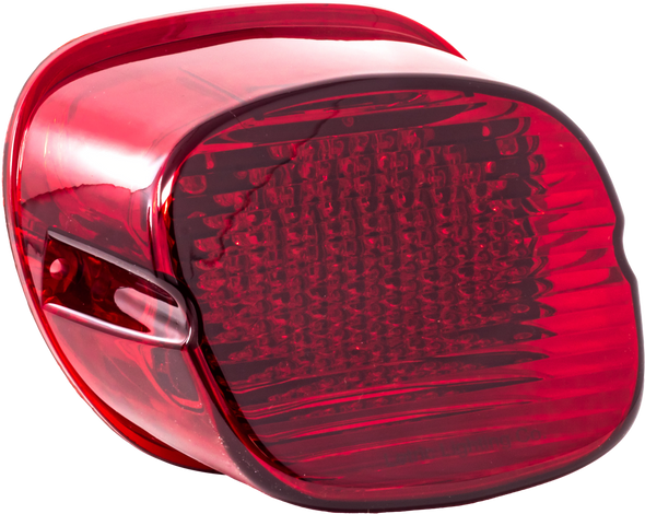 Letric Lighting Co Delux Slantback Led Tailght Red Lense Llc-Ds-R
