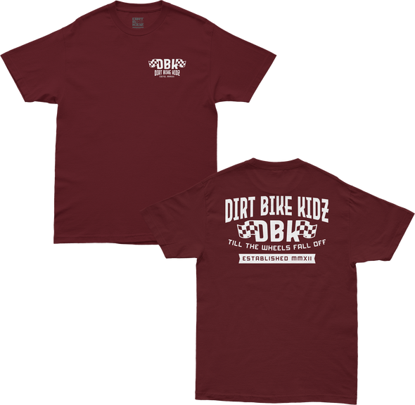 Dbk Till The End Tee Burgundy Sm At-Tiltheend-Burg-S