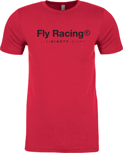 Fly Racing Fly Trademark Tee Red Md 354-0316M