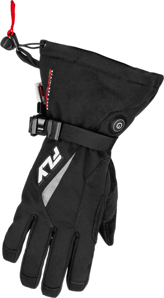 Fly Racing Title Heated Gauntlet Gloves Black 4X 476-29414X