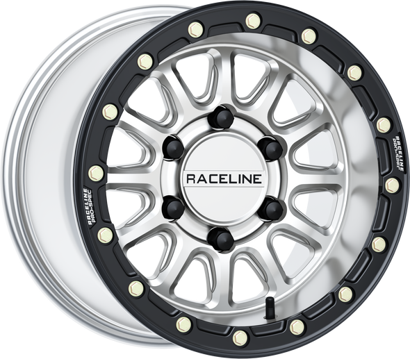 Raceline Alpha Hyper Wheel 6/139.7 Hyper Silver/Blk 15X10 (+10Mm) A14Sb-51060+25