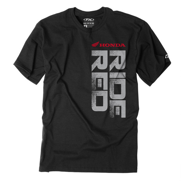 Factory Effex Honda Ride Red Vert T Shirt / Black (M) 16-88310