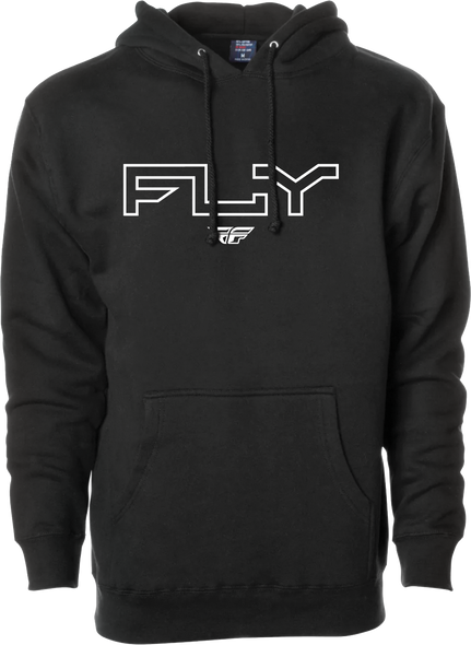 Fly Racing Fly Edge Hoodie Black Lg 354-0304L