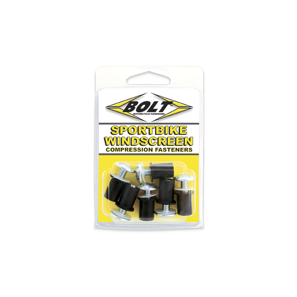 Bolt Motorcycle Accessories Windscreen Fastener Kit 6/Pk 2009-Wsf