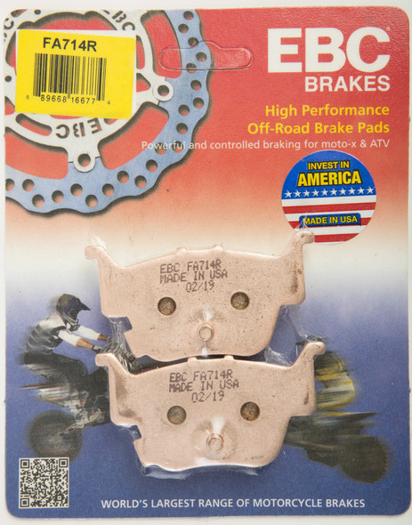 Ebc Brake Pads Fa714R Sintered R Series Fa714R