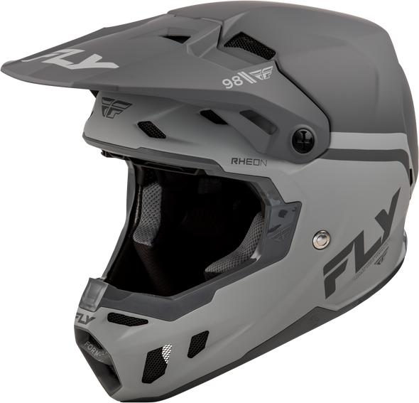 Fly Racing Youth Formula Cc Objective Helmet Matte Black/Grey Yl 73-4346Yl