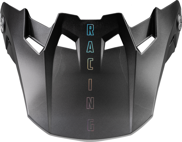 Fly Racing Formula Cc Driver Helmet Visor Black/Charocal/White Xl/2X 73-47112L