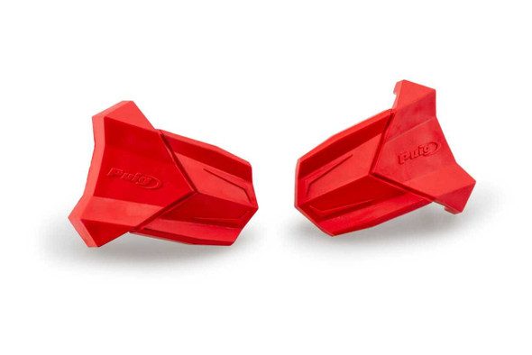 Puig Rubber End Replacement Frame Slider R19 Pair Red 3148R