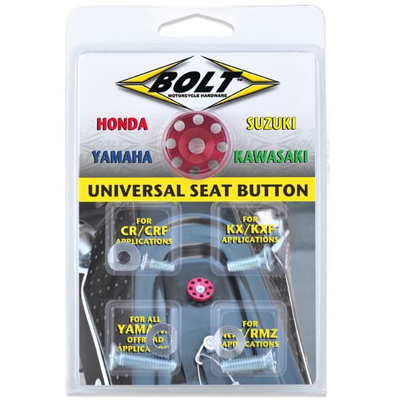 Bolt Motorcycle Accessories Anodized Seat Button-Japanese Bmh-Sb