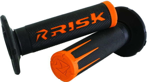 Risk Racing Fusion 2.0 Motorcycle Grips Orange 00287