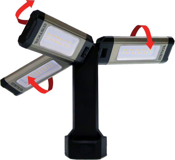 Stkr Tri-Mobile Work Light 2000 Lumen 12680