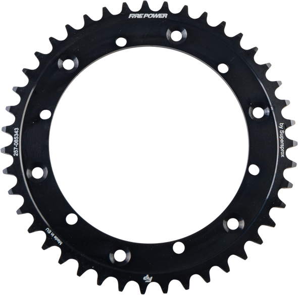 Fire Power Rear Sprocket Steel 43T Blk Fps-853-43-Blk