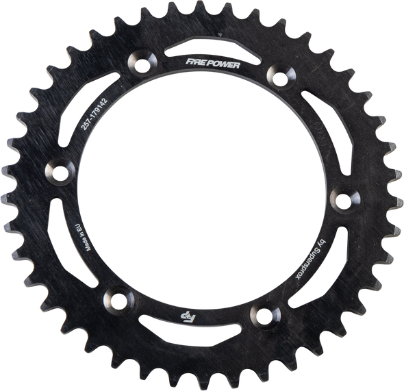 Fire Power Rear Sprocket Steel 42T Blk Fps-1791-42-Blk