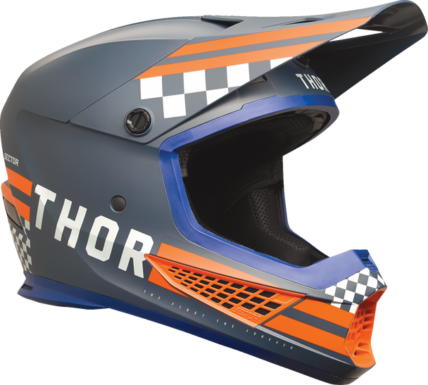 Thor Sector 2 Helmet - Combat - Midnight/Orange - 2Xl