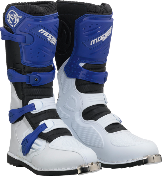 Moose Racing Qualifier Boots - Blue - Size 8 3410-2609