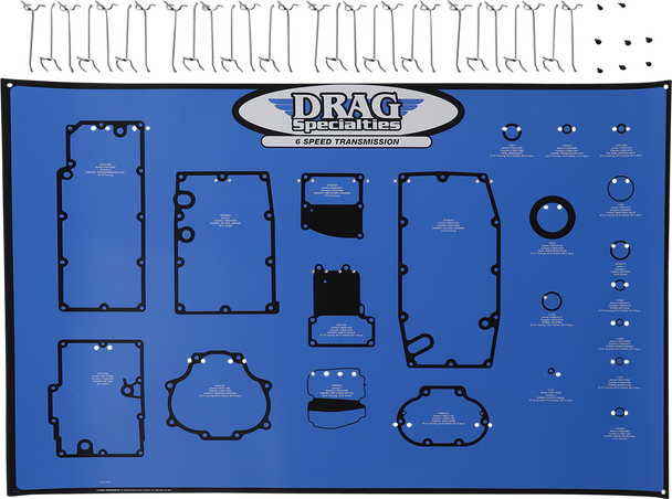 Drag Specialties Gasket Board - 6 Speed