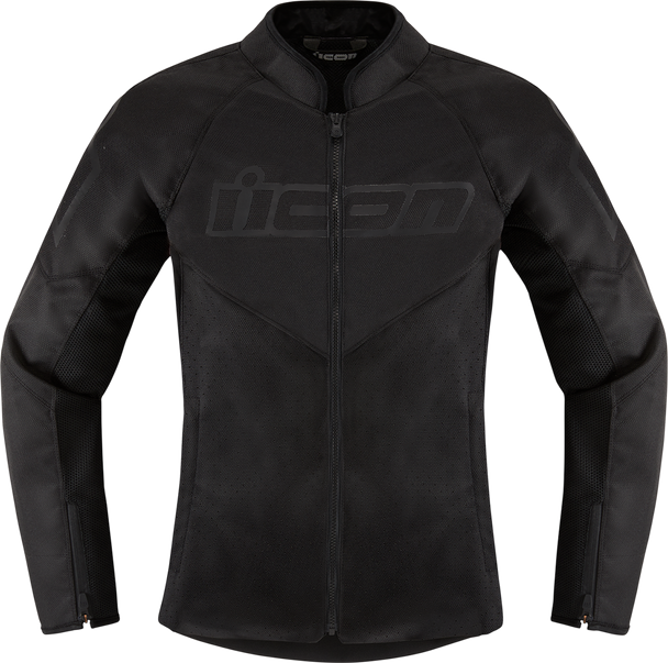 Icon Women'S Hooligan Ce Jacket - Black - Xl