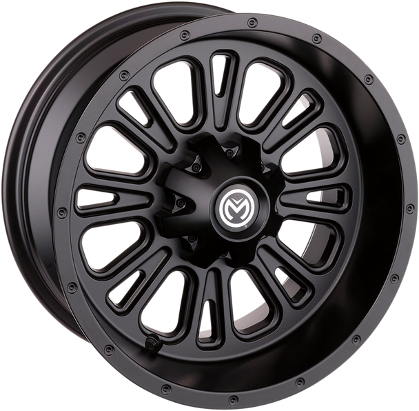 Moose Utility Wheel - 399X - Rear - Black - 14X8 - 4/156 - 4+4 399Mo148156Mb4