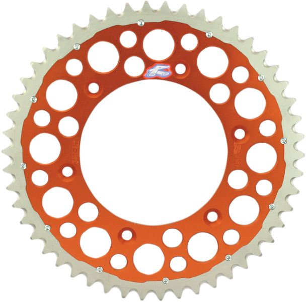 Renthal Twinring Rear Sprocket - 48 Tooth - Orange 2240-520-48Gpor