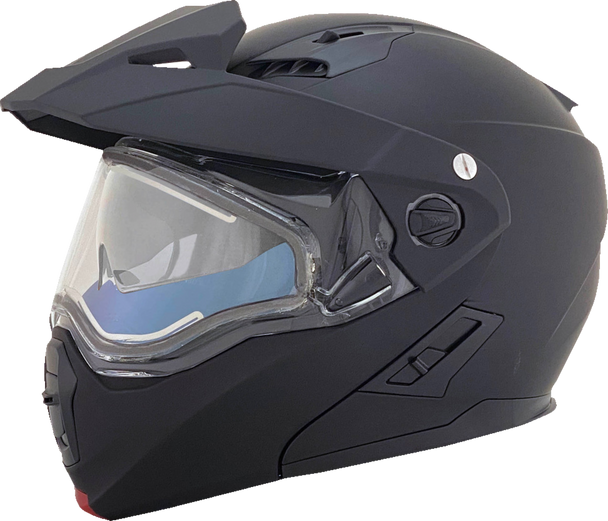 Afx Fx-111Ds Snow Helmet - Electric - Dual Pane - Matte Black - 2Xl 0120-0803