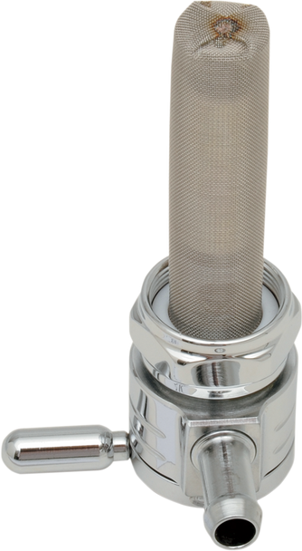 Golan Products "Click-Slick" Fuel Petcock - Straight - Chrome - 22Mm 76-312S-Cs