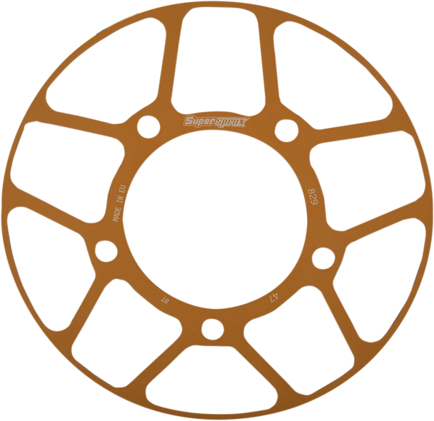 Supersprox Edge Rear Sprocket Insert - Gold - 47 Tooth Racd-829-47-Gld