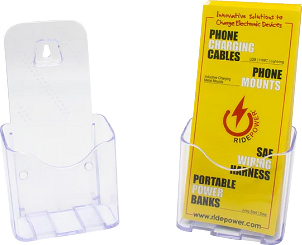 BROCHURE HOLDER FOR RIDEPOWER