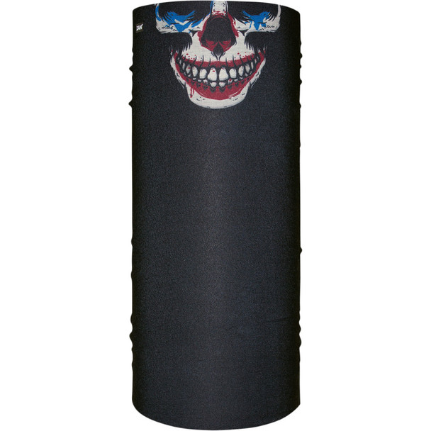 Zan Headgear Motley Tube Polyester Neck Tube - Evil Clown T463