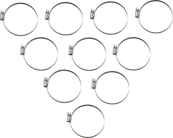 Parts Unlimited Embossed Hose Clamp - 60-80 Mm