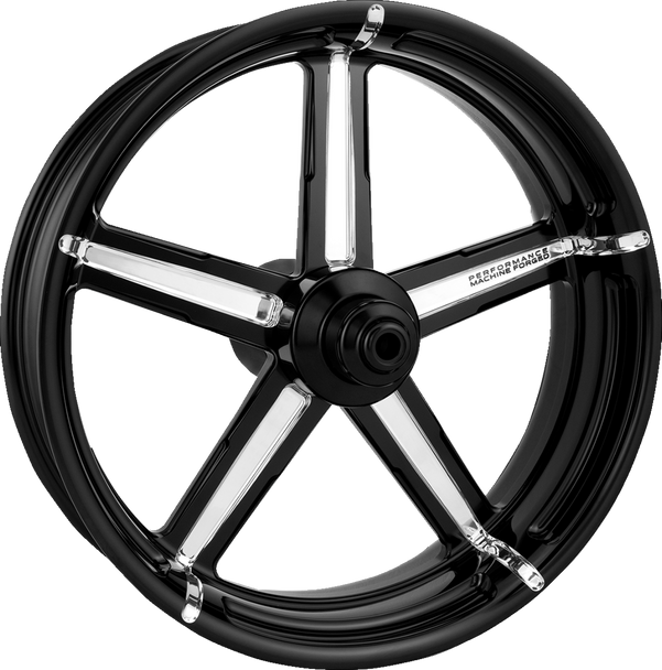Performance Machine (Pm) Wheel - Formula - Front - Dual Disc/With Abs - Platinum Cut - 21X3.5 1520-7106R-Frmaj-Bmp